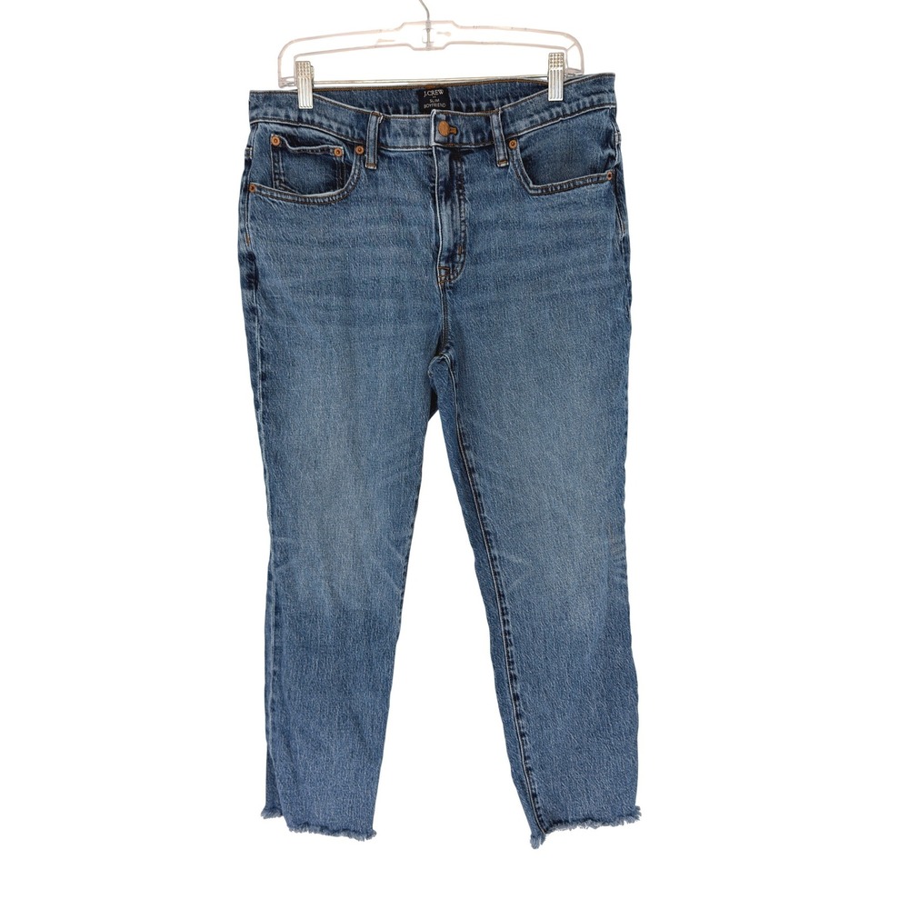 J.Crew Slim Boyfriend Jean All Day Stretch Medium Wash‎ Denim Casual Size 30
